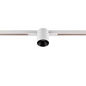 SLV LED Spot FIXT-IT!, 48V, DALI, rund, f�r Einbauschiene, 36�, 7W, 3000K, 850lm, UGR<19, IP20, dimmbar, wei�/schwarz
