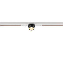 SLV LED Spot FIXT-IT!, 48V, DALI, rund, f�r Einbauschiene, 36�, 7W, 3000K, 850lm, UGR<19, IP20, dimmbar, wei�/schwarz