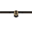 LED Spot FIXT-IT!, 48V, DALI, rund, f�r Einbauschiene, 36�, 8W, 2000-3000K, 480lm, UGR<19, IP20, dimmbar, bronze/schwarz