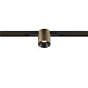 SLV track spot FIXT-IT! round, built-in version, suitable for VDU workstation IP20, bronze, black, lacquered dimmable