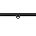 SLV track spot FIXT-IT! round, surface-mounted version, suitable for VDU workstation IP20, black, lacquered dimmable