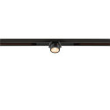 SLV LED Spot FIXT-IT!, 48V, DALI, eckig, f�r Einbauschiene, 36�, 7W, 2700K, 800lm, UGR<19, IP20, dimmbar, bronze/schwarz