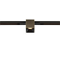 LED Spot FIXT-IT!, 48V, DALI, eckig, f�r Einbauschiene, 36�, 7W, 3000K, 865lm, UGR<19, IP20, dimmbar, bronze/schwarz