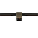 SLV LED Spot FIXT-IT!, 48V, DALI, eckig, f�r Einbauschiene, 36�, 8W, 2000-3000K, 495lm, UGR<19, IP20, dimmbar, bronze/schwarz