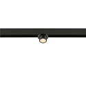 SLV LED Spot FIXT-IT!, 48V, DALI, eckig, f�r Aufbauschiene, 36�, 7W, 2700K, 800lm, UGR<19, IP20, dimmbar, gold/schwarz