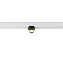 SLV track spot FIXT-IT! round, surface-mounted version, suitable for VDU workstation IP20, black, white, lacquered dimmable