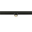 SLV track spot FIXT-IT! round, surface-mounted version, suitable for VDU workstation IP20, black, lacquered dimmable