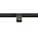 LED Spot FIXT-IT!, 48V, DALI, eckig, f�r Aufbauschiene, 36�, 7W, 3000K, 865lm, UGR<19, IP20, dimmbar, bronze/schwarz