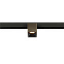 SLV LED Spot FIXT-IT!, 48V, DALI, eckig, f�r Aufbauschiene, 36�, 8W, 2000-3000K, 495lm, UGR<19, IP20, dimmbar, bronze/schwarz