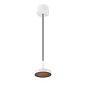 SLV LED Pendelleuchte GRIP! FLAT, 16W, 2700/3000K, 400lm, IP20, dimmbar, wei�/schwarz