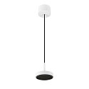 SLV LED Pendelleuchte GRIP! FLAT, 16W, 2700/3000K, 400lm, IP20, dimmbar, wei�/schwarz