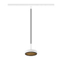 pendant luminaire GRIP! FLAT IP20, black, white dimmable