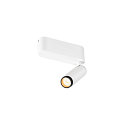 ceiling luminaire GRIP!S SINGLE suitable for VDU workstation IP20, black, white, lacquered dimmable