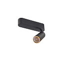 SLV LED Deckenaufbauleuchte GRIP! M SINGLE, 42�, 14W, IP20, dimmbar, 3000K, 1540lm, schwarz/gold