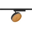 SLV 1-phase spot GRIP! FLAT CCT Switch, cardanic swivelling IP20, gold, black dimmable