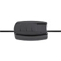SLV Tischleuchte SUN TL, rund, G9, 1x max. 5W, IP20, dimmbar, schwarz