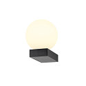 Wandaufbauleuchte SUN WL UP, rund, G9, 1x max. 5W, IP20, dimmbar, schwarz