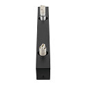SLV Wandaufbauleuchte SUN WL DOUBLE, rund, G9, 2x max. 5W, IP20, dimmbar, schwarz