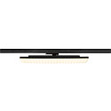 LED 3-Phasen Strahler SIGHT PANEL, 58cm, rechteckig, 70�, 38W, IP20, 3000K, 6300lm, schwarz
