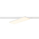 SLV 3-phase spot SIGHT PANEL square, suitable for VDU workstation IP20, white, lacquered dimmable
