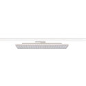 SLV 3-phase spot SIGHT PANEL square, suitable for VDU workstation IP20, white, lacquered dimmable