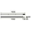 SLV LED System-Tr�ger EASYLIGHT 1500 DALI-2, IP40, 150cm, 230V, 27-75W (multi) 3500-5000K (CCT-DIP), dimmbar, wei�, WB (Wide)
