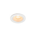 ceiling recessed luminaire NUMINOS� XS round, suitable for VDU workstation IP20, white, lacquered dimmable