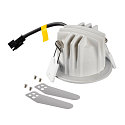 SLV LED Deckeneinbauleuchte NUMINOS� XS, rund, 6,9W, IP20, dimmbar, 20�, 3000K, 950lm, wei�