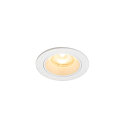 ceiling recessed luminaire NUMINOS� XS round, suitable for VDU workstation IP20, white, lacquered dimmable
