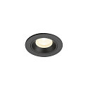 ceiling recessed luminaire NUMINOS� XS round, suitable for VDU workstation IP20, black, lacquered dimmable