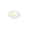 ceiling recessed luminaire NUMINOS� XS round, suitable for VDU workstation IP20, white, lacquered dimmable