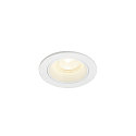 ceiling recessed luminaire NUMINOS� XS round, suitable for VDU workstation IP20, white, lacquered dimmable