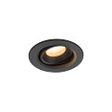 LED Deckeneinbauleuchte NUMINOS� MOVE XS, rund, 6,9W, IP20, dimmbar, 40�, 2700K, 900lm, schwarz