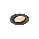 LED Deckeneinbauleuchte NUMINOS� MOVE XS, rund, 6,9W, IP20, dimmbar, 55�, 2700K, 900lm, schwarz/wei�