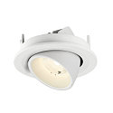 SLV LED Deckeneinbaustrahler NUMINOS� GIMBLE S, rund, 6,7W, IP20, dimmbar, 40�, 4000K, 1050lm, wei�