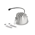 SLV LED Deckeneinbauleuchte NUMINOS� S, rund,  6,7W, IP20, dimmbar, 20�, 3000K, 1050lm, wei�
