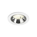 ceiling recessed luminaire NUMINOS� S suitable for VDU workstation IP20, chrome, white dimmable