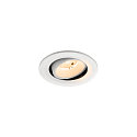 LED Deckeneinbauleuchte NUMINOS� MOVE S, rund, 6,7W, IP20, dimmbar, 20�, 2700K, 1000lm, wei�