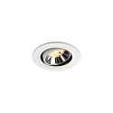 LED Deckeneinbauleuchte NUMINOS� MOVE S, 6,7W, IP20, schwenkbar, 20�, 2700K, 1000lm, wei�/chrom