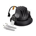 SLV LED Deckeneinbauleuchte NUMINOS� MOVE S, rund, 6,7W, IP20, dimmbar, 55�, 4000K, 1050lm, schwarz