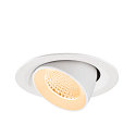 SLV LED Deckeneinbaustrahler NUMINOS� GIMBLE M, 12W, IP20, dimmbar, 40�, 2700K, 1700lm, wei�