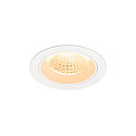 ceiling recessed luminaire NUMINOS� M round, suitable for VDU workstation IP20, white, lacquered dimmable