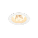 LED Deckeneinbauleuchte NUMINOS� M, rund, 12W, IP20, dimmbar, 20�, 3000K, 1800lm, wei�