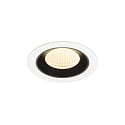 ceiling recessed luminaire NUMINOS� M suitable for VDU workstation IP20, black, white dimmable