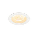 ceiling recessed luminaire NUMINOS� M round, suitable for VDU workstation IP20, white, lacquered dimmable