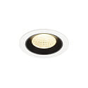 ceiling recessed luminaire NUMINOS� M suitable for VDU workstation IP20, black, white dimmable