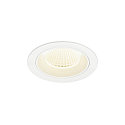 ceiling recessed luminaire NUMINOS� M round, suitable for VDU workstation IP20, white, lacquered dimmable