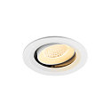 ceiling recessed luminaire NUMINOS� MOVE M round, suitable for VDU workstation IP20, white, lacquered dimmable