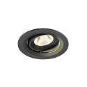 ceiling recessed luminaire NUMINOS� MOVE M round, suitable for VDU workstation IP20, black, lacquered dimmable
