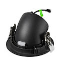 SLV LED Deckeneinbaustrahler NUMINOS� GIMBLE L, rund, 17W, IP20, dimmbar, 40�, 2700K, 2400lm, schwarz